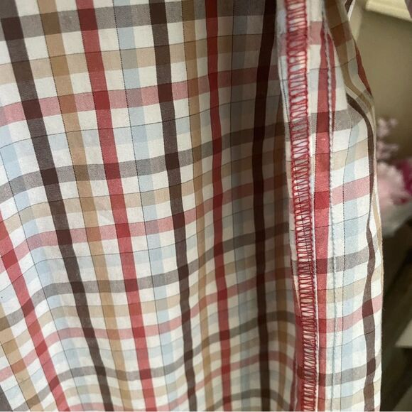 ECKO UNLTD Men's Button Down Plaid Short Sleeve 100% Cotton Shirt Size Large - Picture 8 of 10